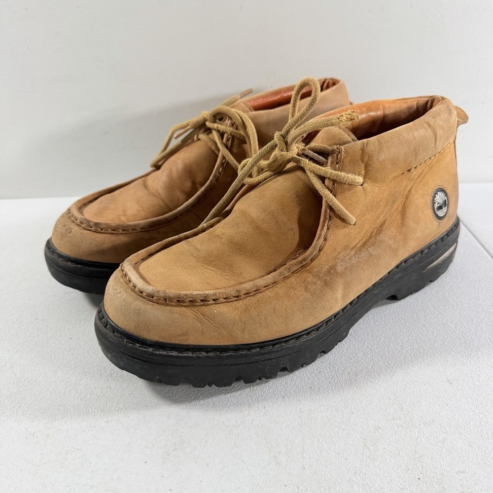 Vintage Timberland Chukka Moc-Toe Men's Ankle Boots Wheat 17008 Size 10.5 M